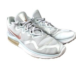 Nike Air Max Fury Running Shoes Women’s Size 10 Gray Rose Gold